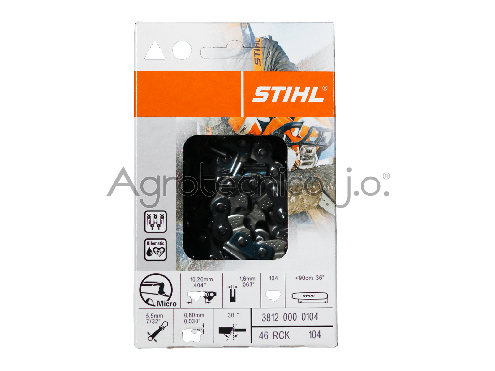 Cadena Stihl 90 cm MS650, MS651, MS660, MS661