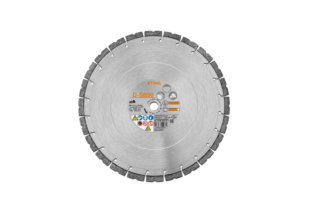 Disco de diamante STIHL SB 80 para piedra dura Ø 350 mm