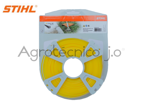 Nylon amarillo cuadrado 3.0 mm FS160, FS220, FS250, FS260, FS280, FS300, FS350, FS380, FS450