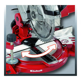 Sierra ingletadora Einhell TC-MS 2112 8" (210 mm), imagen 4