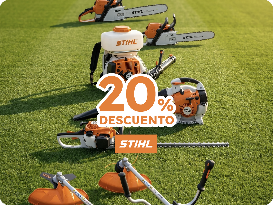 Oferta STIHL: hasta 20% de descuento en motosierras, guadañas y sopladoras
