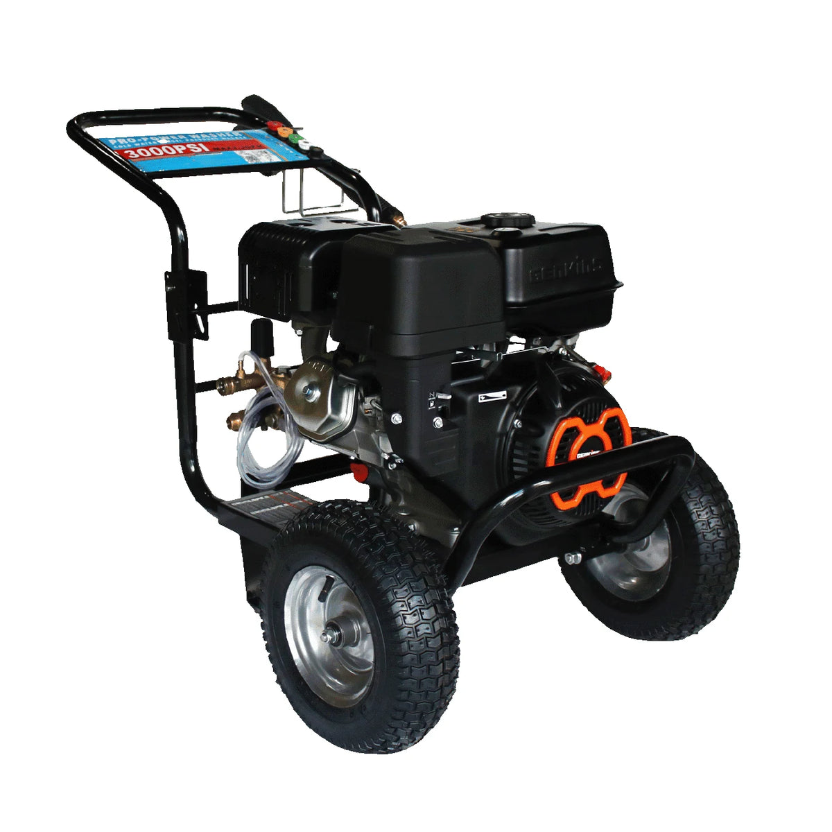 Hidrolavadora a gasolina Genkins 3WZ-3000A 2.300 PSI 6,5 HP