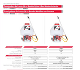 Fumigadora de espalda