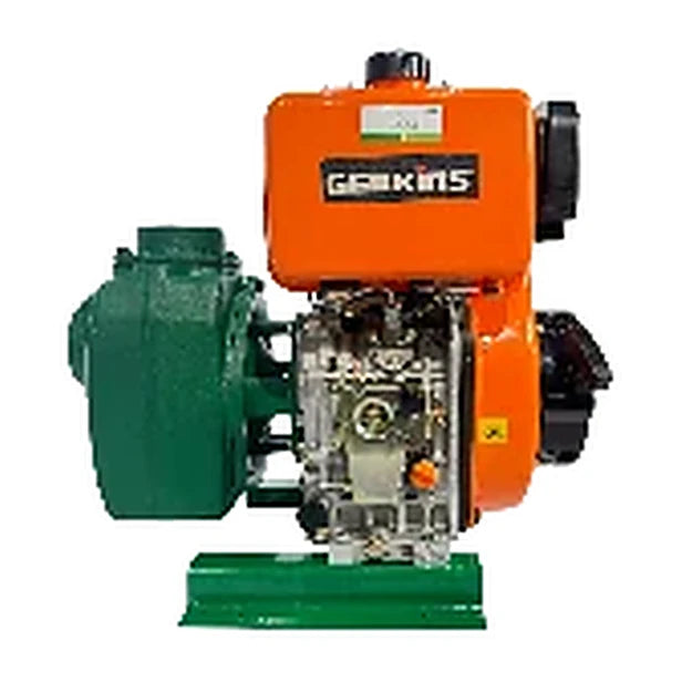 Motobomba estercolera a diésel Genkins GKD186FA 10 HP 3" × 3"