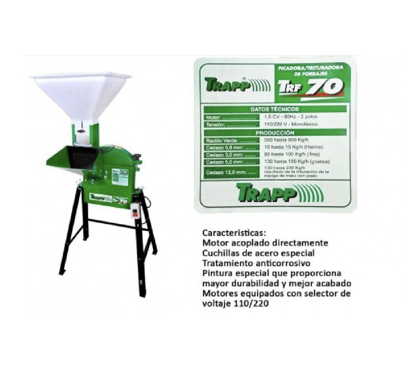 Triturador Trapp JTRF 70