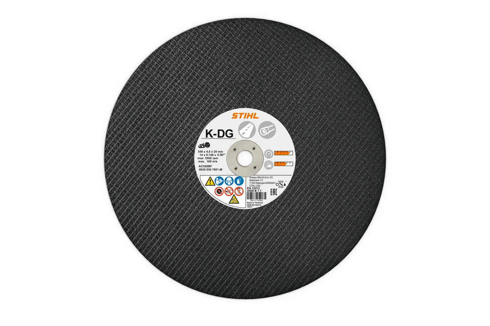 Disco de resina STIHL K-DG asfalto y hierro
