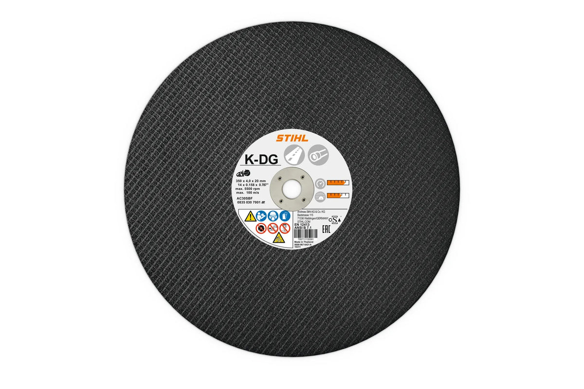 Disco de resina STIHL K-DG asfalto y hierro