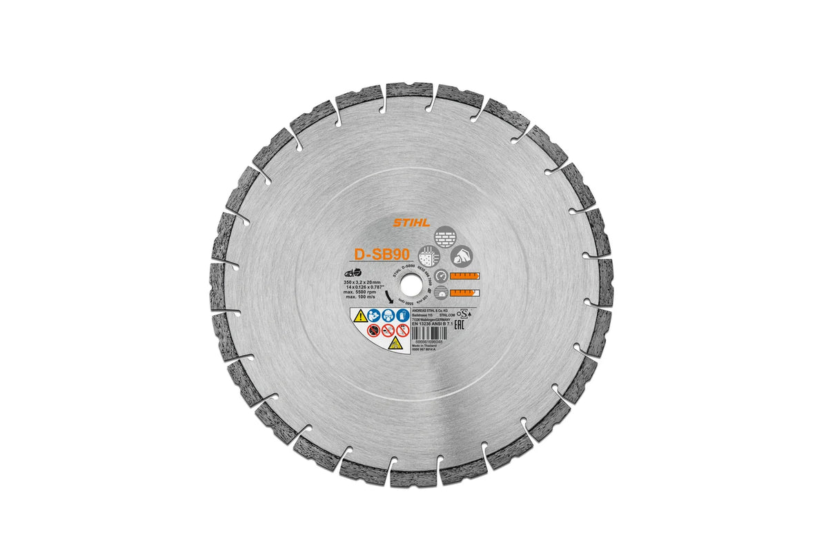 Disco de diamante STIHL SB 80 para piedra dura Ø 350 mm