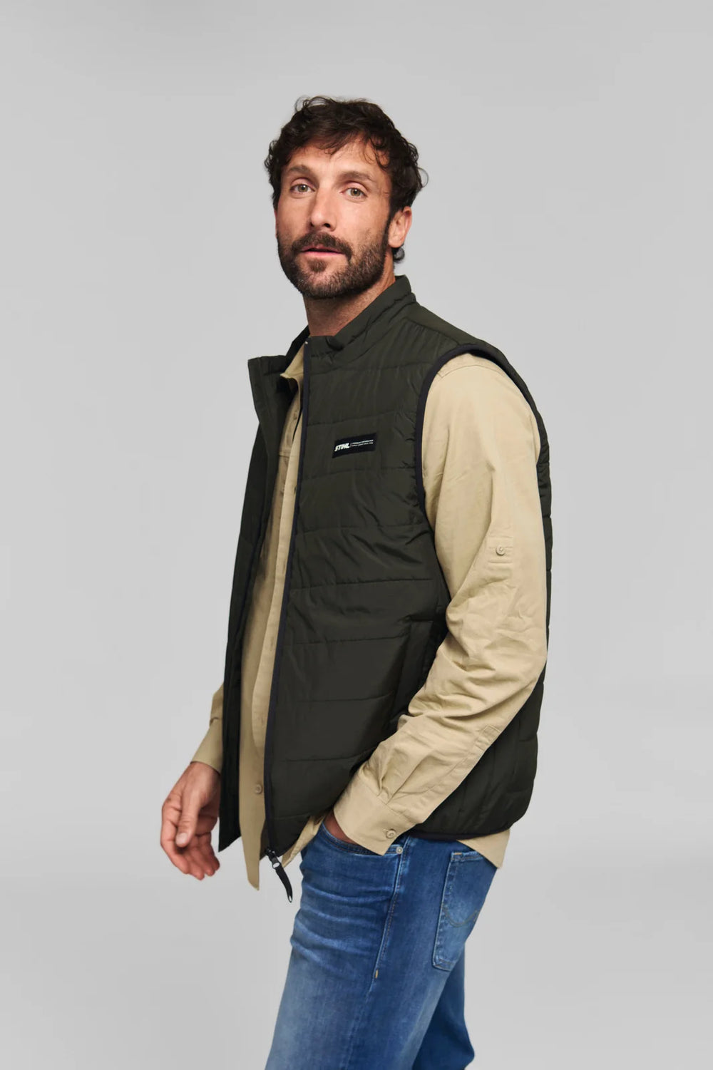 Chaleco STIHL Casual verde hombre — imagen 5 de 6