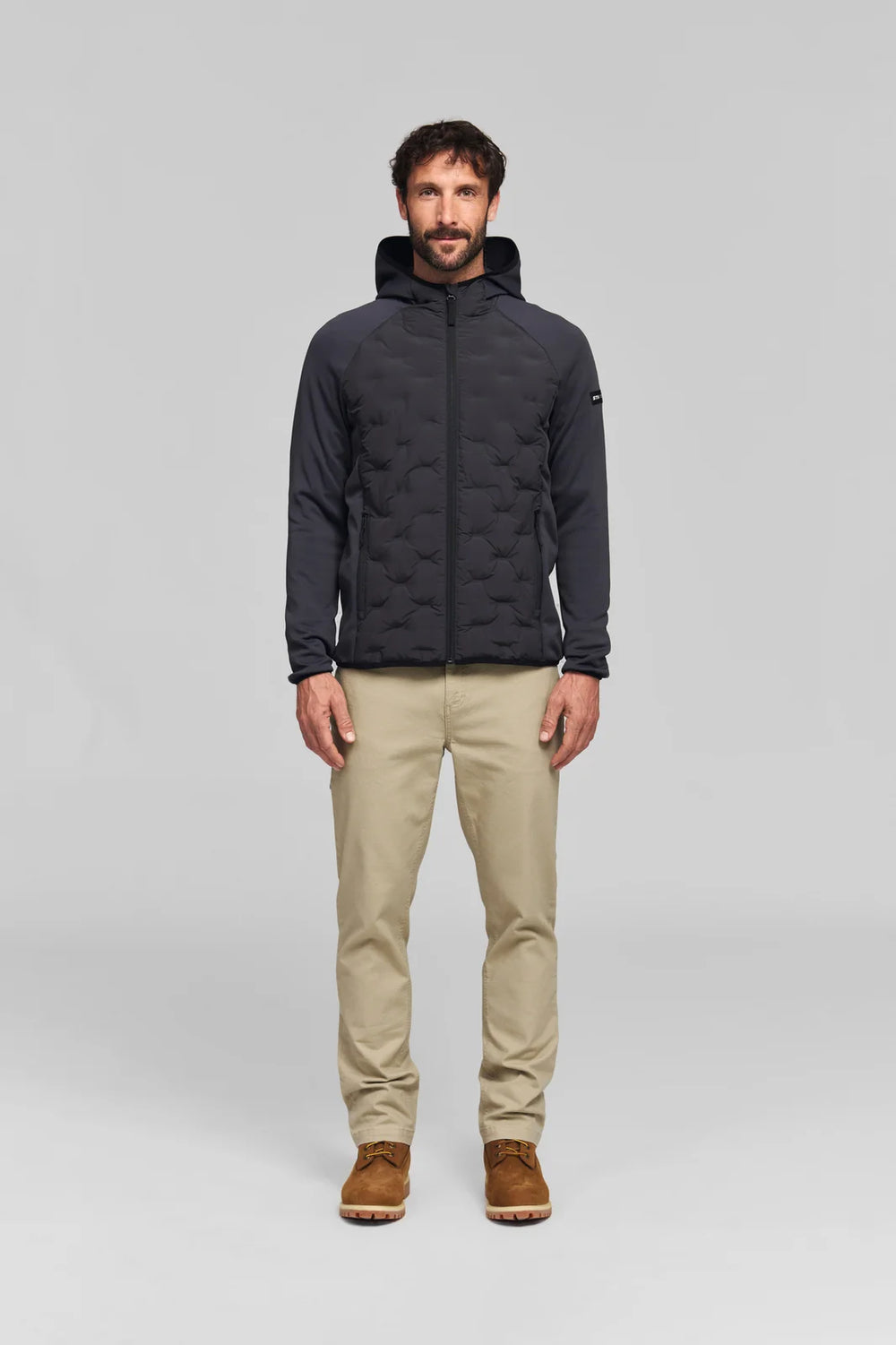 Chaqueta híbrida STIHL Hybrid Hood gris hombre — imagen 3 de 6