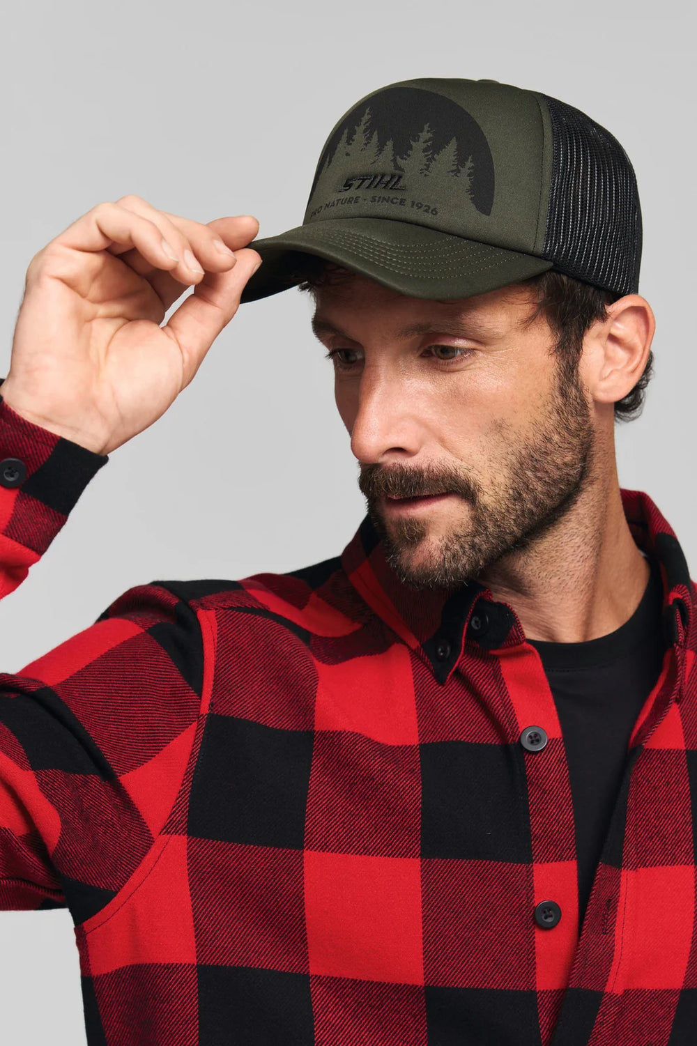 Gorra STIHL Pro Nature verde oliva — imagen 5 de 6