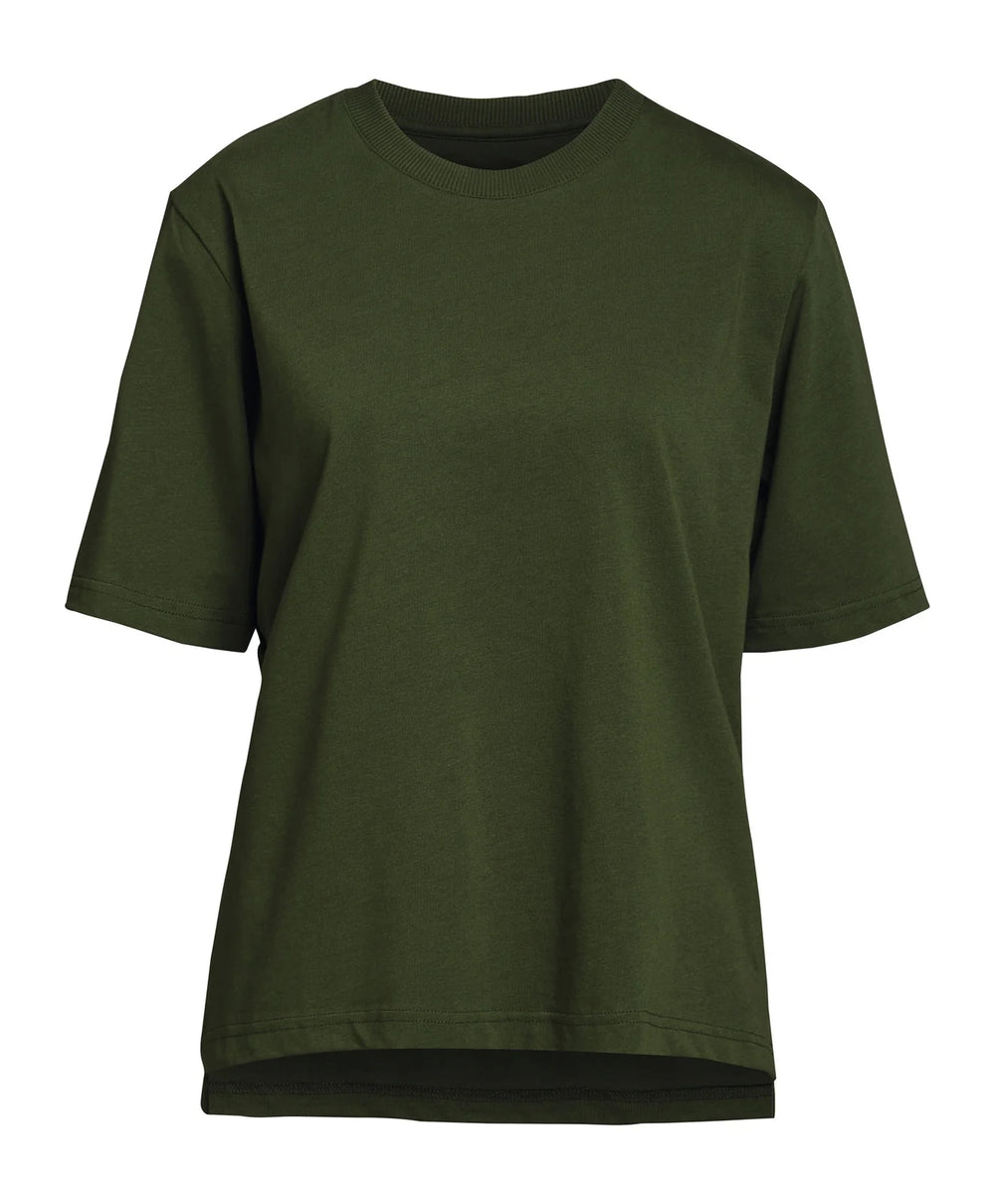Camiseta STIHL Logo Back verde mujer