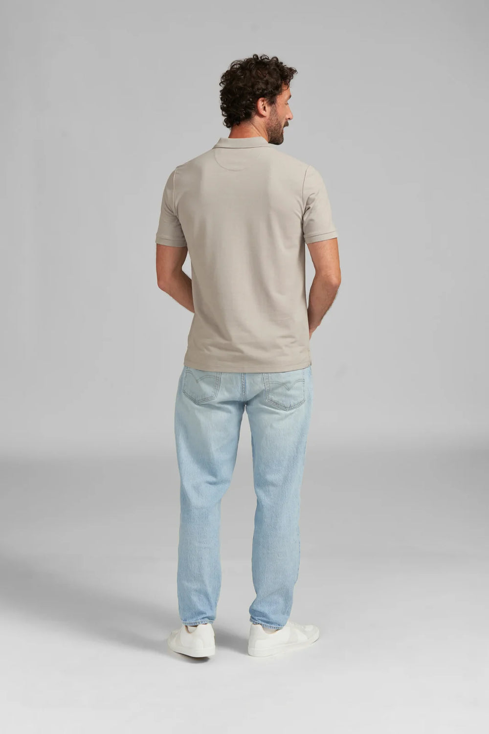 Polo STIHL Basic gris hombre — imagen 4 de 4