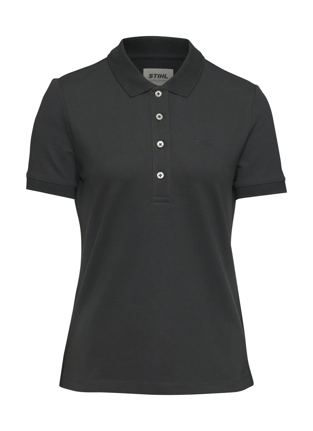 Polo STIHL Basic gris mujer