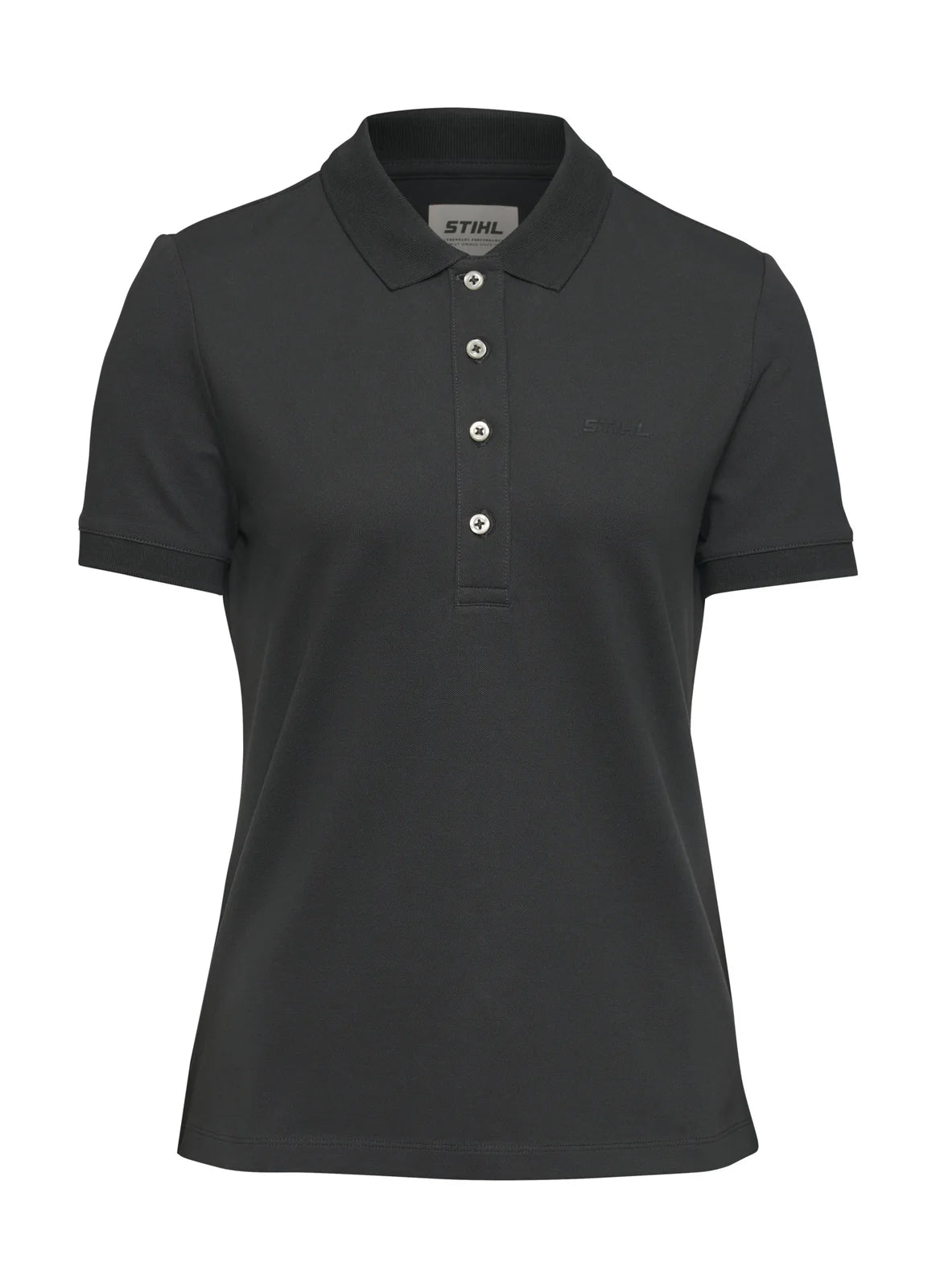Polo STIHL Basic gris mujer