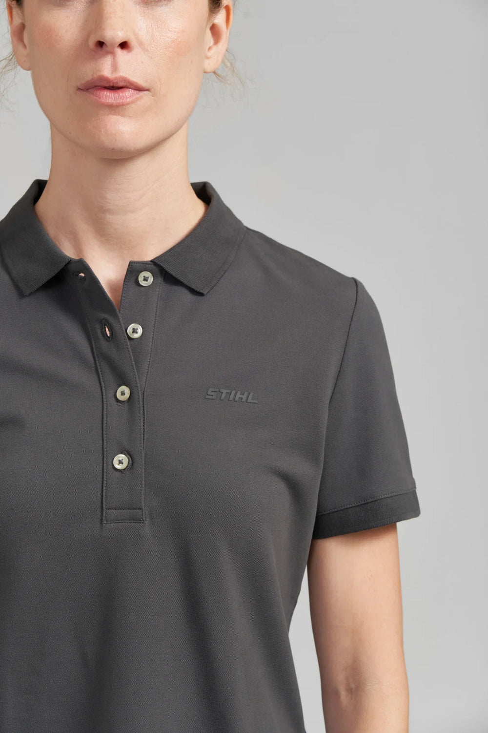 Polo STIHL Basic gris mujer — imagen 5 de 5