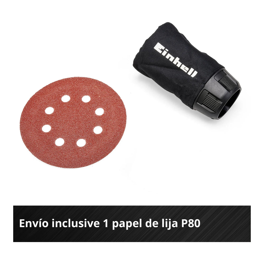 Lijadora roto-orbital inalámbrica Einhell TE-RS 18 Li 5", imagen 6