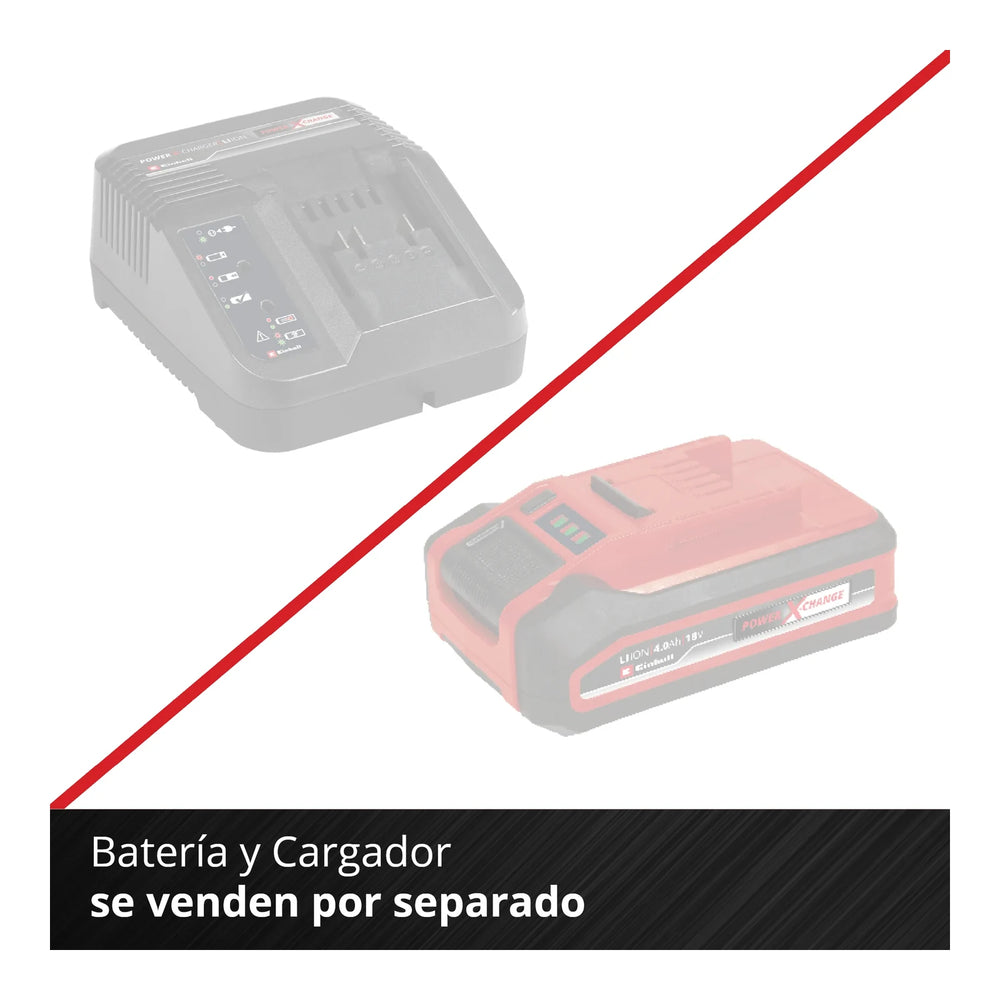 Minipulidora inalámbrica Einhell TE-AG 18/115 Li 4-1/2", imagen 5