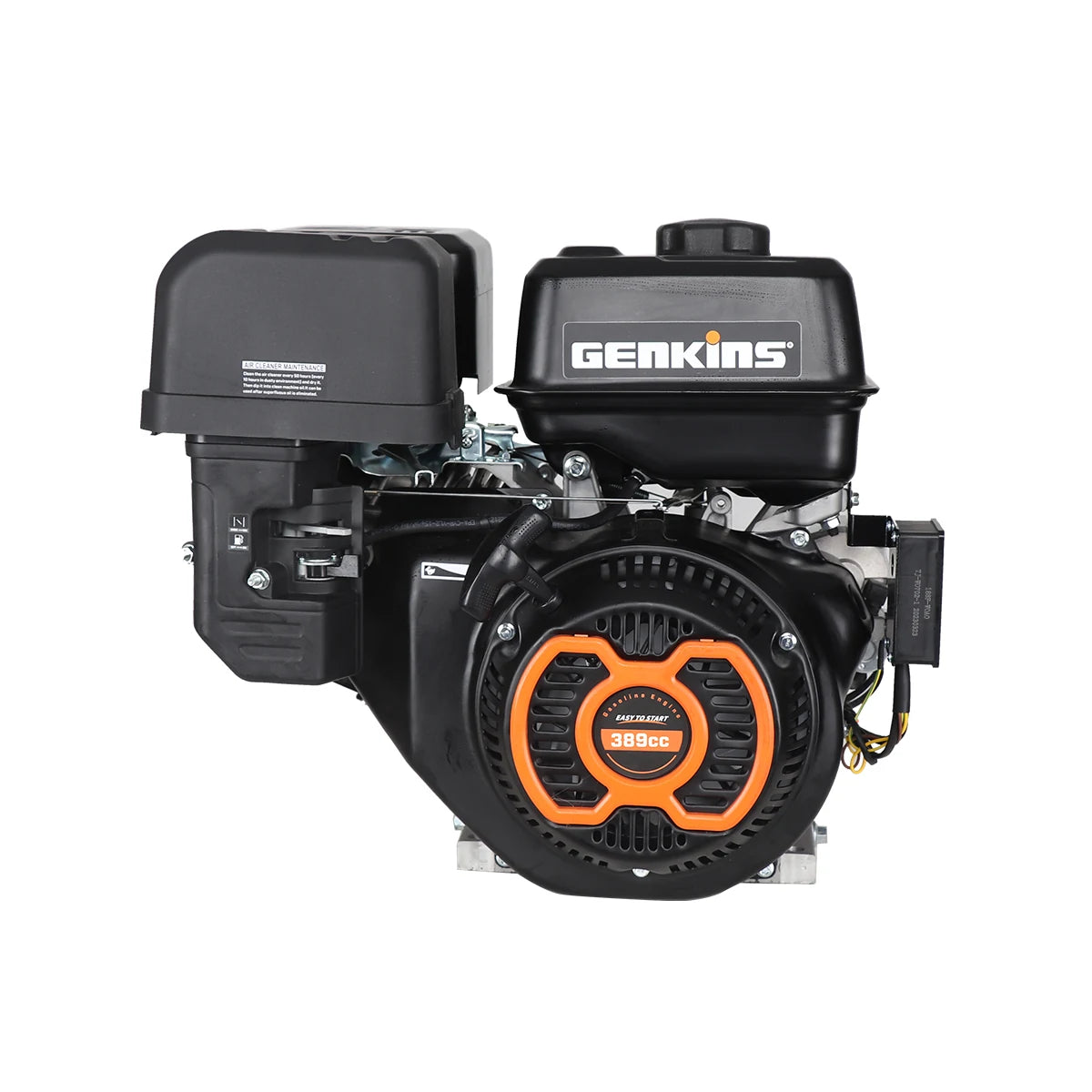 Motor a gasolina GK390 13 HP, 3.600 rpm eje rosca cuña Genkins – vista 2