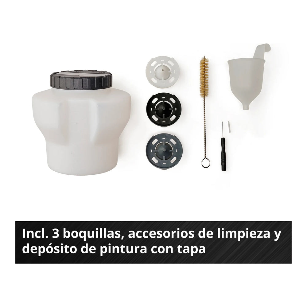 Pistola de pintura inalámbrica Einhell TE-SY 18/90 Li semiestacionaria, imagen 6